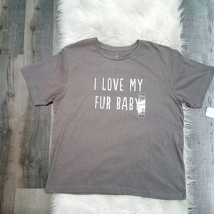 Hallmark unisex I love my fur baby T shirt